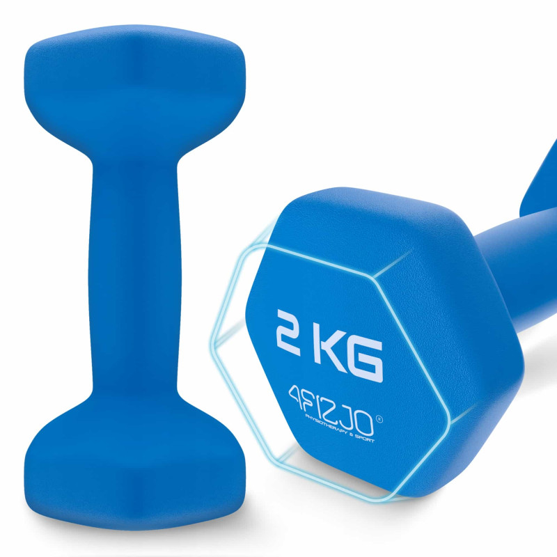 Гантелі вінілові 4FIZJO 2 x 2 кг