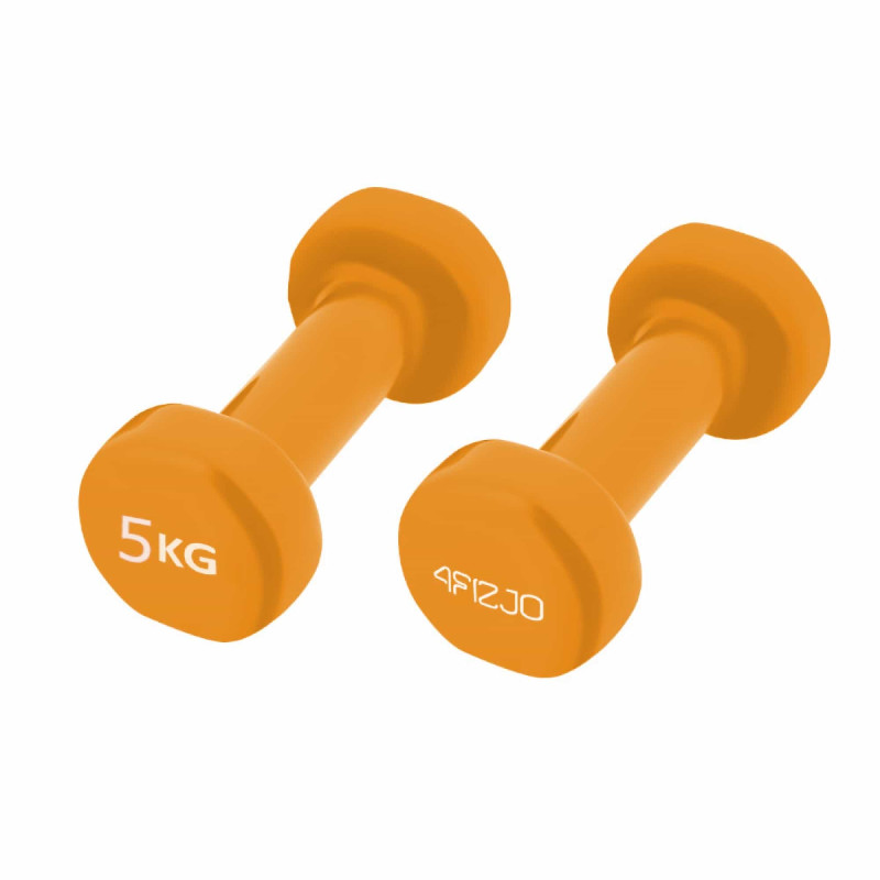 Гантелі вінілові 4FIZJO 2 x 5 кг