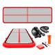 Мат надувной гимнастический 4FIZJO Air Track Mat 600 x 200 x 20 см White/Red (P-5907739312044)