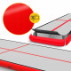 Мат надувной гимнастический 4FIZJO Air Track Mat 600 x 200 x 20 см White/Red (P-5907739312044)