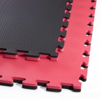 Мат-пазл 4FIZJO EVA 100 x 100 x 2 cм Black/Red