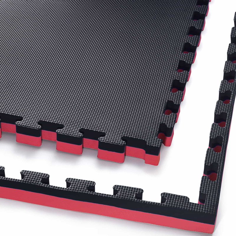 Мат-пазл 4FIZJO EVA 100 x 100 x 4 cм Black/Red