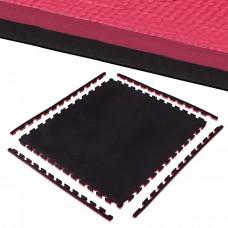 Мат-пазл Springos EVA 100 x 100 x 2 cм Black/Red
