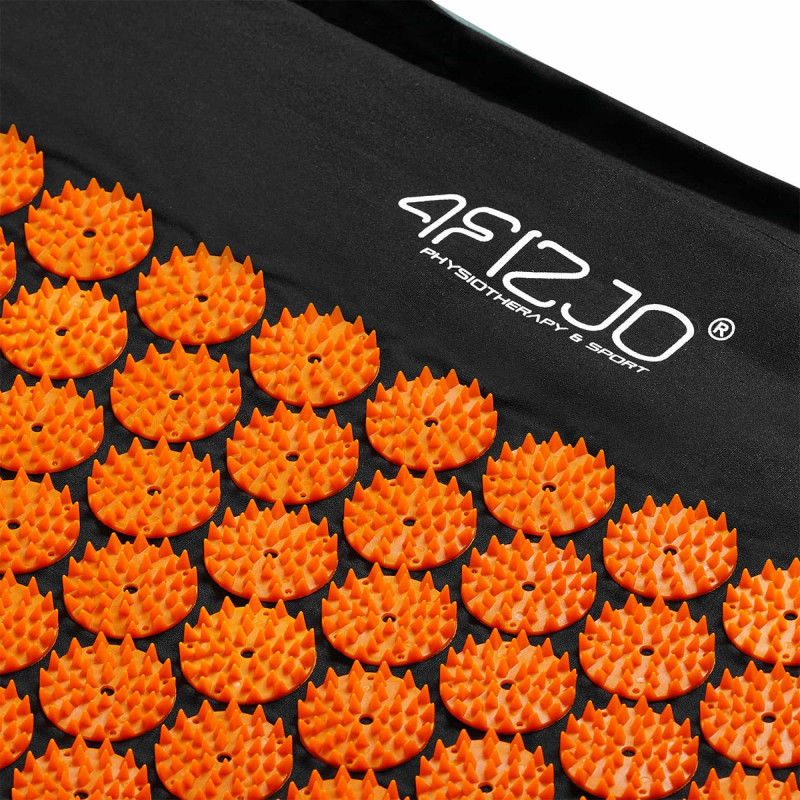 Акупунктурний килимок 4FIZJO 72 x 42 см Black/Orange