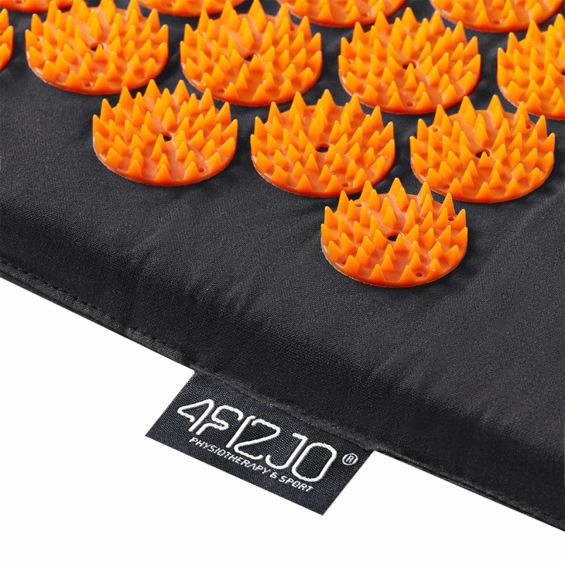 Акупунктурний килимок 4FIZJO 72 x 42 см Black/Orange
