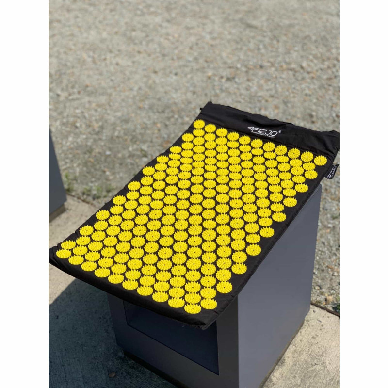 Коврик акупунктурный 4FIZJO Classic Mat Аппликатор Кузнецова 4FJ0231 Black/Yellow