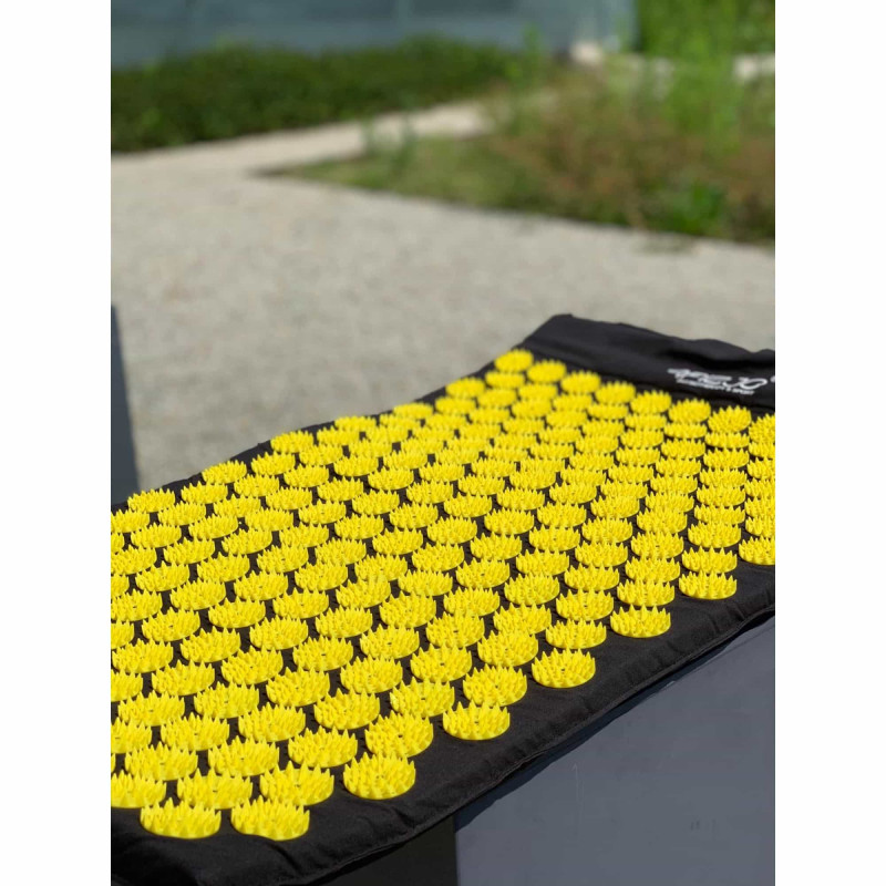 Коврик акупунктурный 4FIZJO Classic Mat Аппликатор Кузнецова 4FJ0231 Black/Yellow