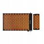 Акупунктурний килимок з напівваликом 4FIZJO 72 x 42 см Black/Orange