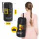 Коврик акупунктурный с валиком 4FIZJO Classic Mat Аппликатор Кузнецова Black/Orange (P-5907222931752)