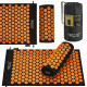 Коврик акупунктурный с валиком 4FIZJO Classic Mat Аппликатор Кузнецова Black/Orange (P-5907222931752)