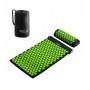 Акупунктурний килимок з напівваликом 4FIZJO 72 x 42 см Black/Green