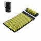 Коврик акупунктурный с валиком 4FIZJO Classic Mat Аппликатор Кузнецова 4FJ0086 Black/Yellow