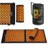 Акупунктурний килимок з напівваликом 4FIZJO 128 x 48 см Black/Orange