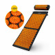 Акупунктурний килимок з напівваликом 4FIZJO 128 x 48 см Black/Orange