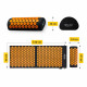 Акупунктурний килимок з напівваликом 4FIZJO 128 x 48 см Black/Orange