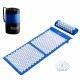 Акупунктурний килимок з напівваликом 4FIZJO 128 x 48 см Blue/White