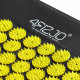 Акупунктурний килимок з напівваликом 4FIZJO 128 x 48 см Black/Yellow