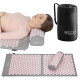 Акупунктурний килимок з напівваликом 4FIZJO 128 x 48 см Grey/Pink
