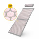 Акупунктурний килимок з напівваликом 4FIZJO 128 x 48 см Grey/Pink
