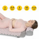 Акупунктурний килимок з напівваликом 4FIZJO 128 x 48 см Grey/Pink