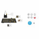 Коврик акупунктурный с подушкой 4FIZJO Eco Mat XL Аппликатор Кузнецова Black/Gold (P-5907739313591)