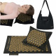 Акупунктурний килимок з подушкою 4FIZJO Eco Mat 68 x 42 см Black/Gold