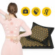 Акупунктурний килимок з подушкою 4FIZJO Eco Mat 68 x 42 см Black/Gold