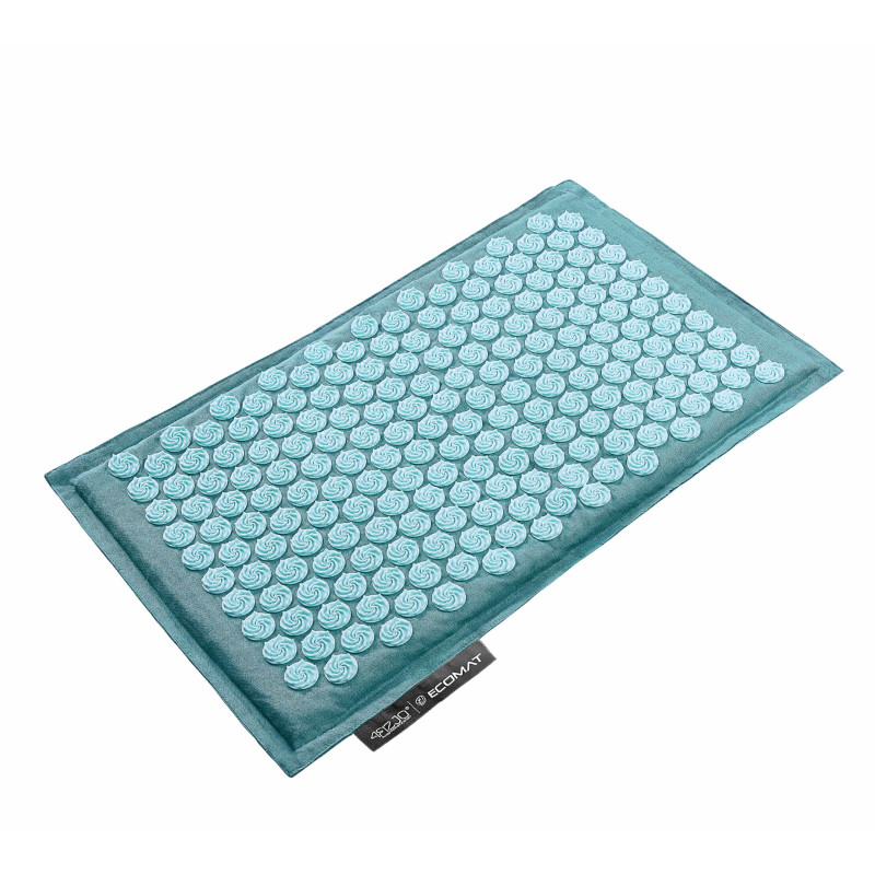 Коврик акупунктурный с подушкой 4FIZJO Eco Mat Аппликатор Кузнецова Turquoise/Turquoise