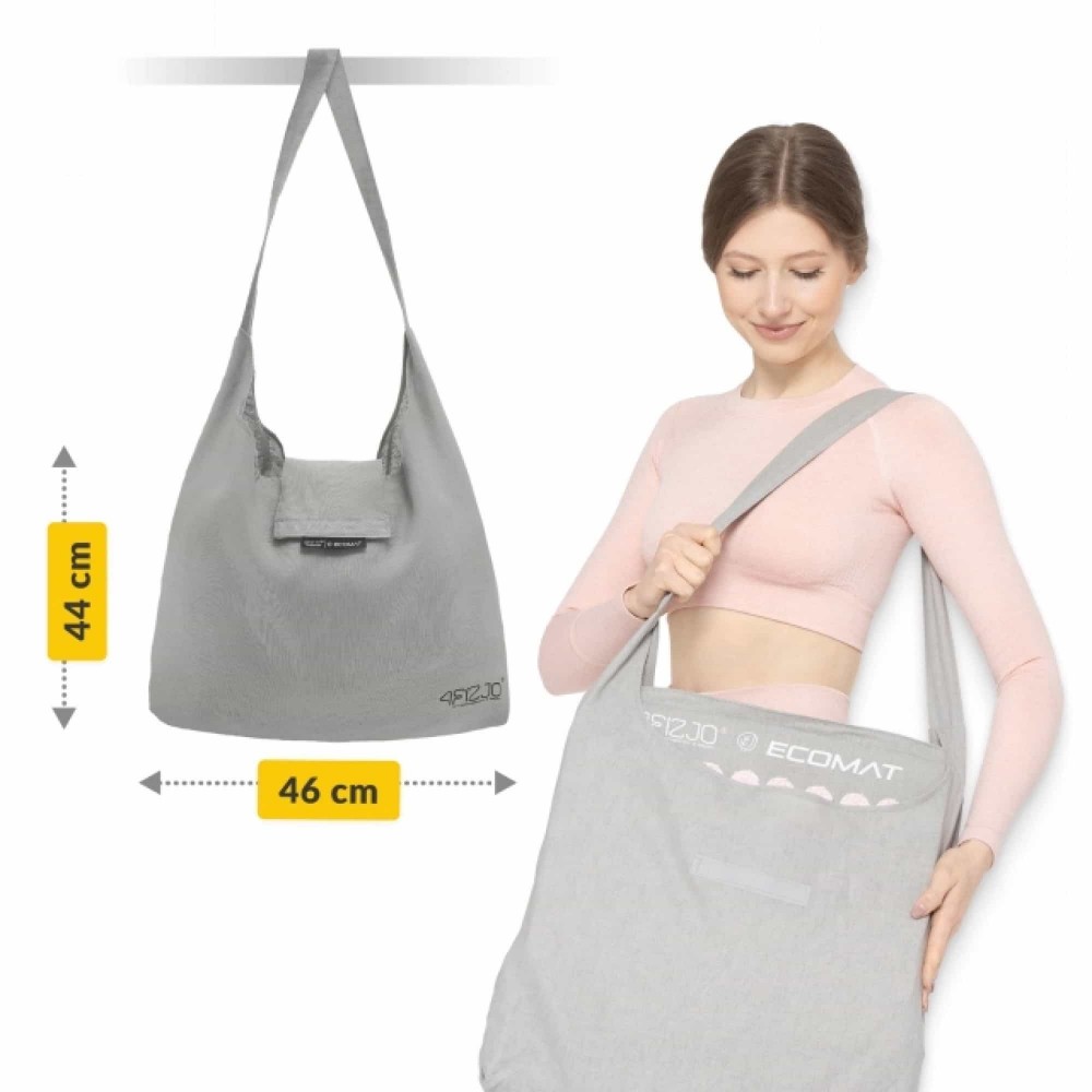 Коврик акупунктурный с подушкой 4FIZJO Eco Mat Аппликатор Кузнецова Grey/Pink (P-5907739312174)