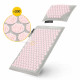 Коврик акупунктурный с подушкой 4FIZJO Eco Mat Аппликатор Кузнецова Grey/Pink (P-5907739312174)