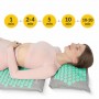 Коврик акупунктурный с подушкой 4FIZJO Eco Mat Аппликатор Кузнецова Grey/Mint (P-5907739312181)