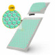 Коврик акупунктурный с подушкой 4FIZJO Eco Mat Аппликатор Кузнецова Grey/Mint (P-5907739312181)