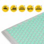 Коврик акупунктурный с подушкой 4FIZJO Eco Mat Аппликатор Кузнецова Grey/Mint (P-5907739312181)