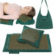 Коврик акупунктурный с подушкой 4FIZJO Eco Mat Аппликатор Кузнецова Navy Green/Gold (P-5907739312891)