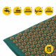 Коврик акупунктурный с подушкой 4FIZJO Eco Mat Аппликатор Кузнецова Navy Green/Gold (P-5907739312891)