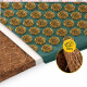 Коврик акупунктурный с подушкой 4FIZJO Eco Mat Аппликатор Кузнецова Navy Green/Gold (P-5907739312891)