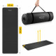 Коврик (мат) спортивный 4FIZJO NBR 180 x 60 x 1 см для йоги и фитнеса Black (P-5907222931462)
