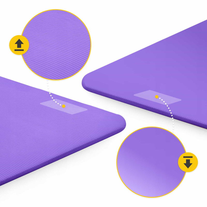 Коврик (мат) спортивный 4FIZJO NBR 180 x 60 x 1 см для йоги и фитнеса Violet (P-5907222931530)