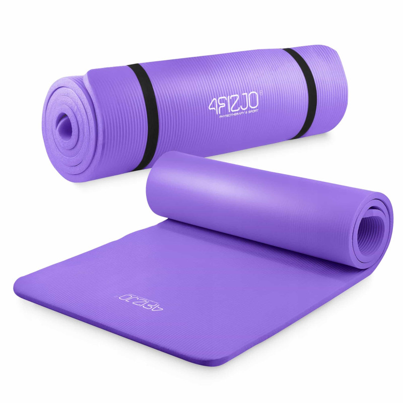 Коврик (мат) спортивный 4FIZJO NBR 180 x 60 x 1 см для йоги и фитнеса Violet (P-5907222931530)