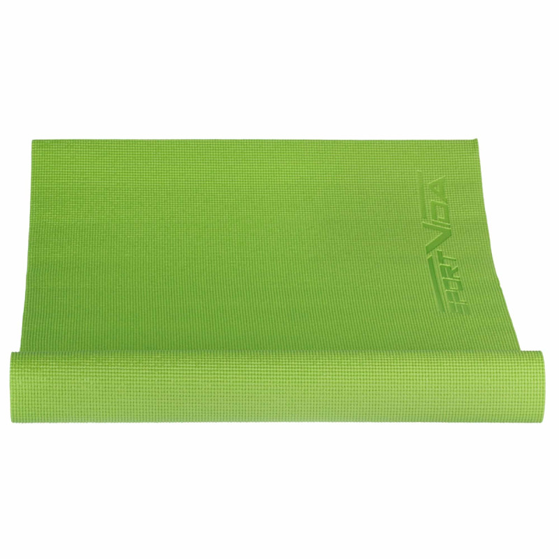 Мат для йоги и фитнеса SportVida PVC 4 мм Green