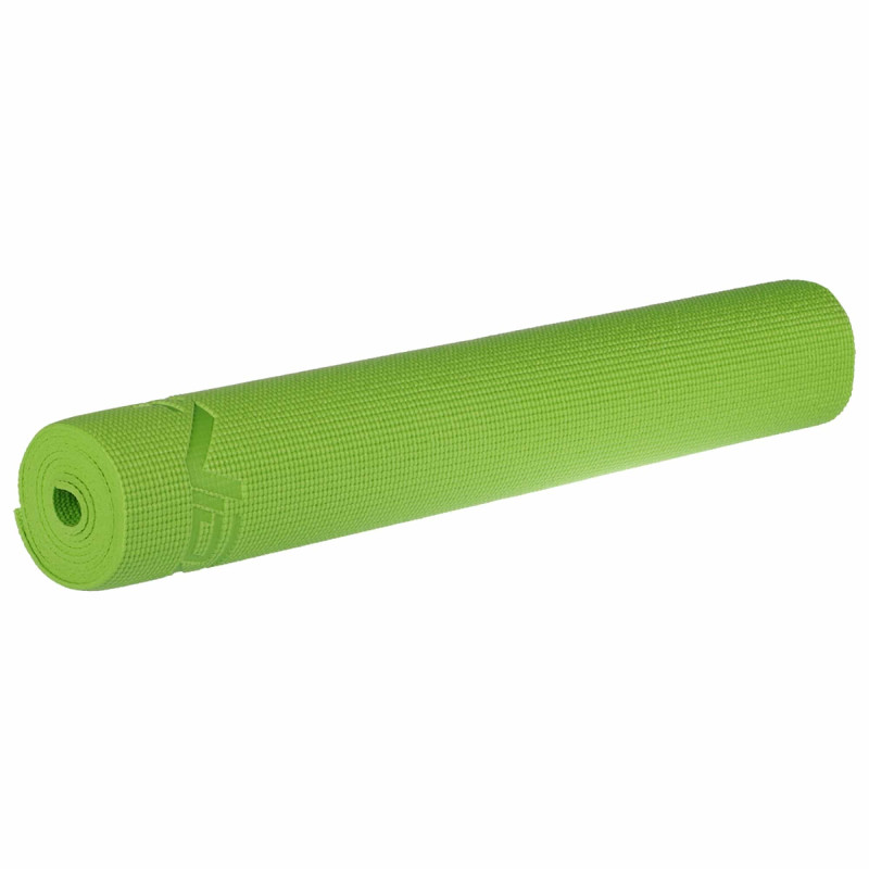 Мат для йоги и фитнеса SportVida PVC 4 мм Green