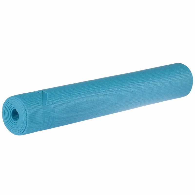 Коврик спортивный SportVida PVC 4 мм для йоги и фитнеса SV-HK0051 Blue