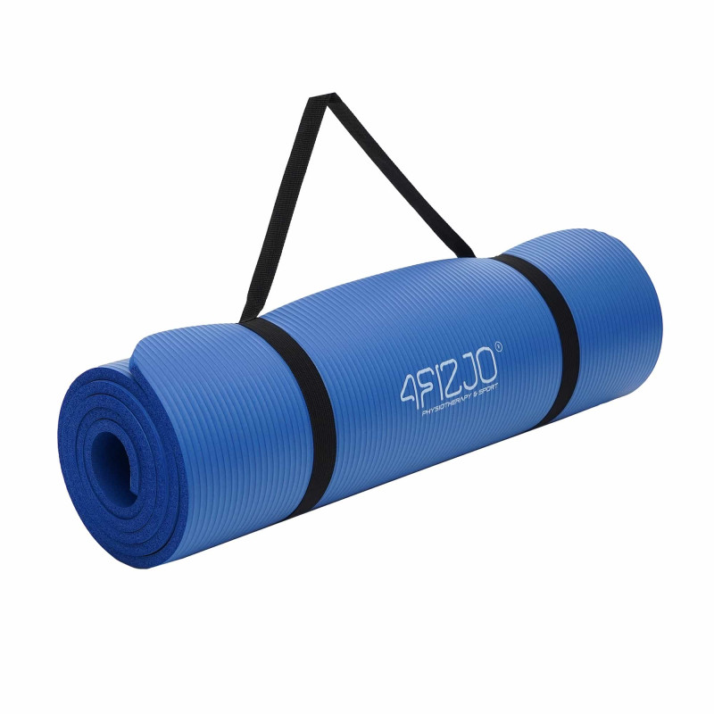 Коврик (мат) спортивный 4FIZJO NBR 180 x 60 x 1.5 см для йоги и фитнеса Blue (P-5907222931035)