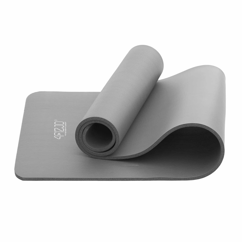 Мат для йоги та фітнесу 4FIZJO NBR 1,5 см Grey