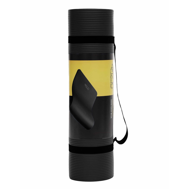 Мат для йоги та фітнесу 4FIZJO NBR 1,5 см Black
