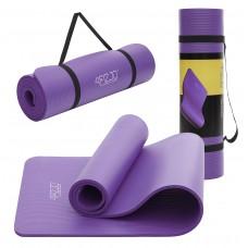 Мат для йоги та фітнесу 4FIZJO NBR 1,5 см Violet