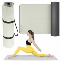 Коврик (мат) спортивный 4FIZJO TPE 180 x 60 x 1 см для йоги и фитнеса Grey/Black (P-5907739311931)
