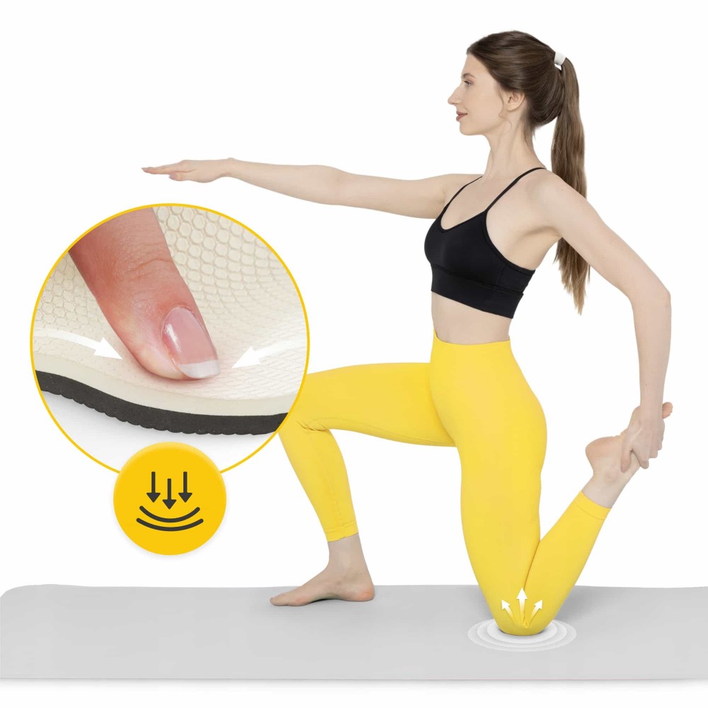 Мат для йоги та фітнесу 4FIZJO TPE 1 см Grey/Black