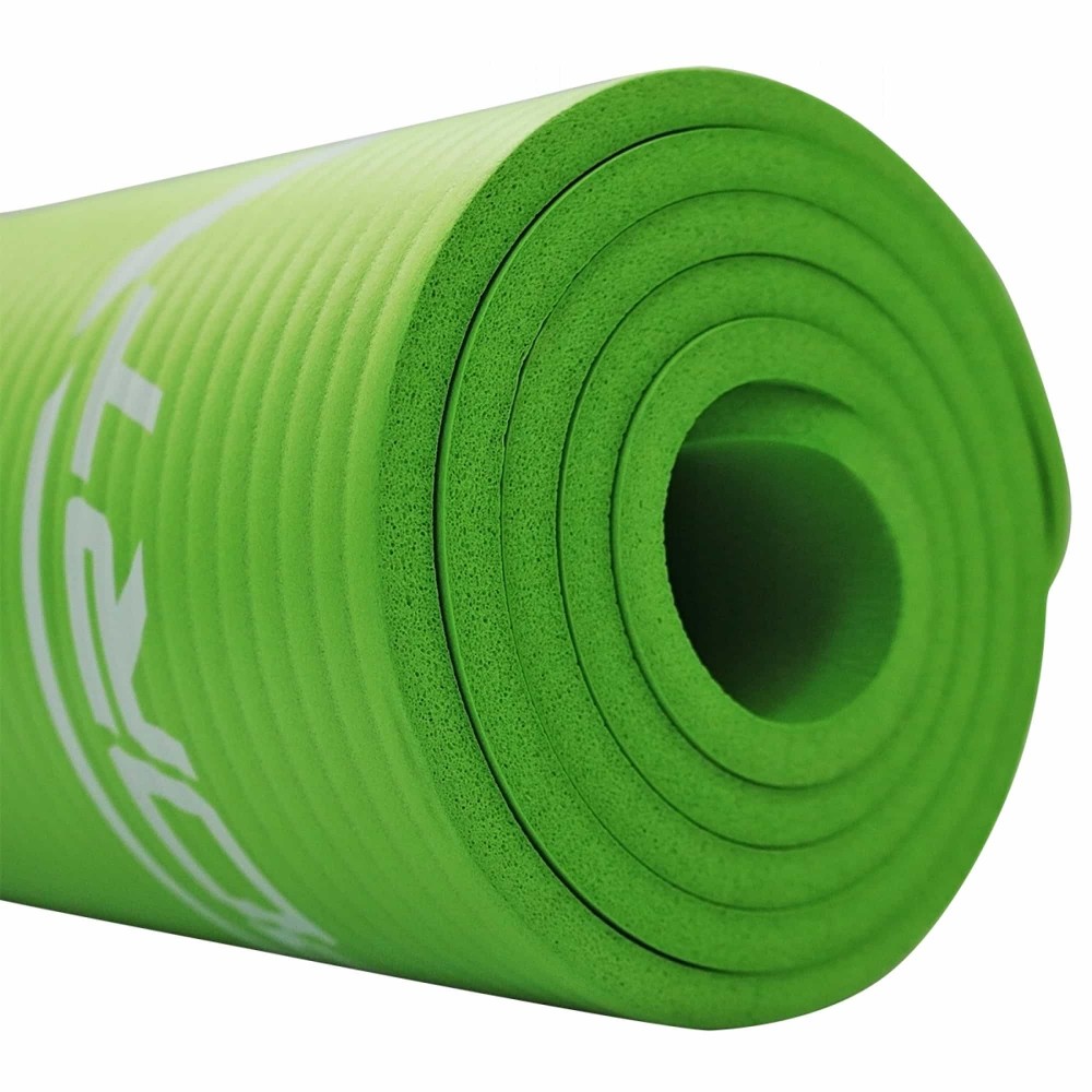 Коврик (мат) спортивный SportVida NBR 180 x 60 x 1.5 см для йоги и фитнеса SV-HK0250 Green