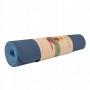 Мат для йоги та фітнесу Springos TPE 6 мм Blue/Sky Blue